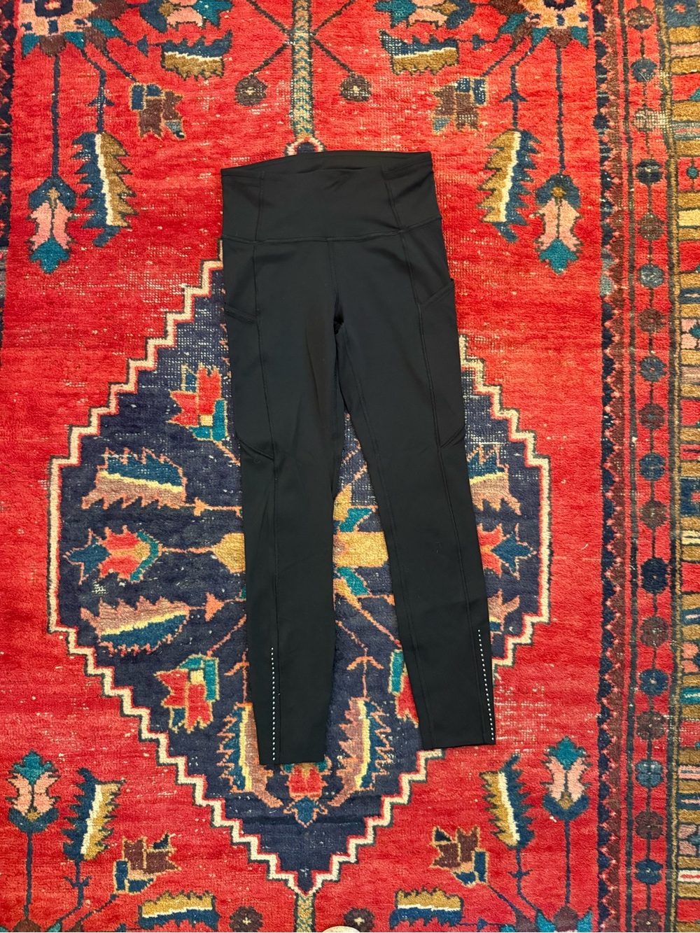 LULULEMON Swift Speed 25” Leggings - Black - High Rise - Side Pockets - 4